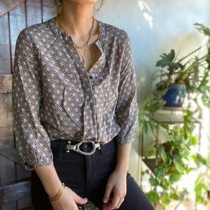 Ava Christine | NWOT Printed Blouse